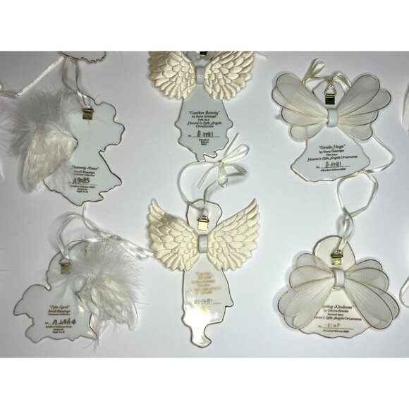 Bradford Edition Angel Christmas Ornaments LOT Heavens Little Angels Collection - Picture 8 of 8